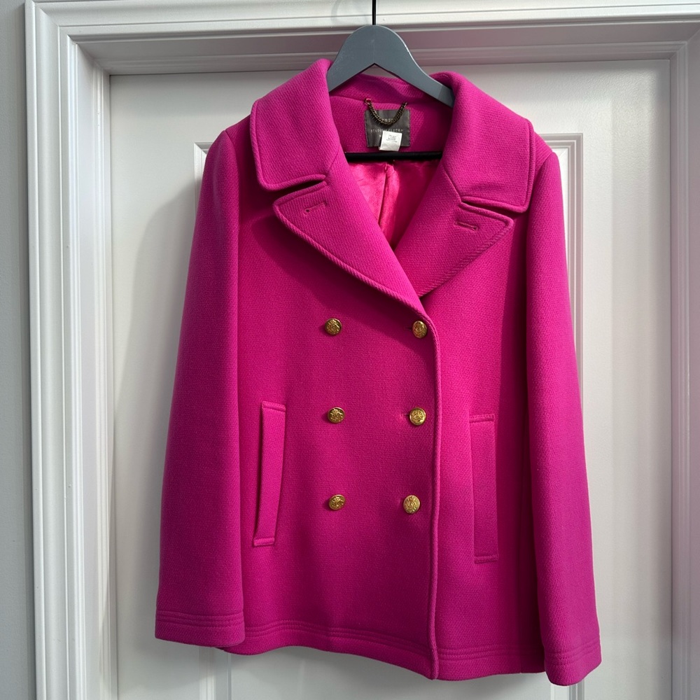 J. Crew Women’s Pea Coat - Pink - EUC - Size 12